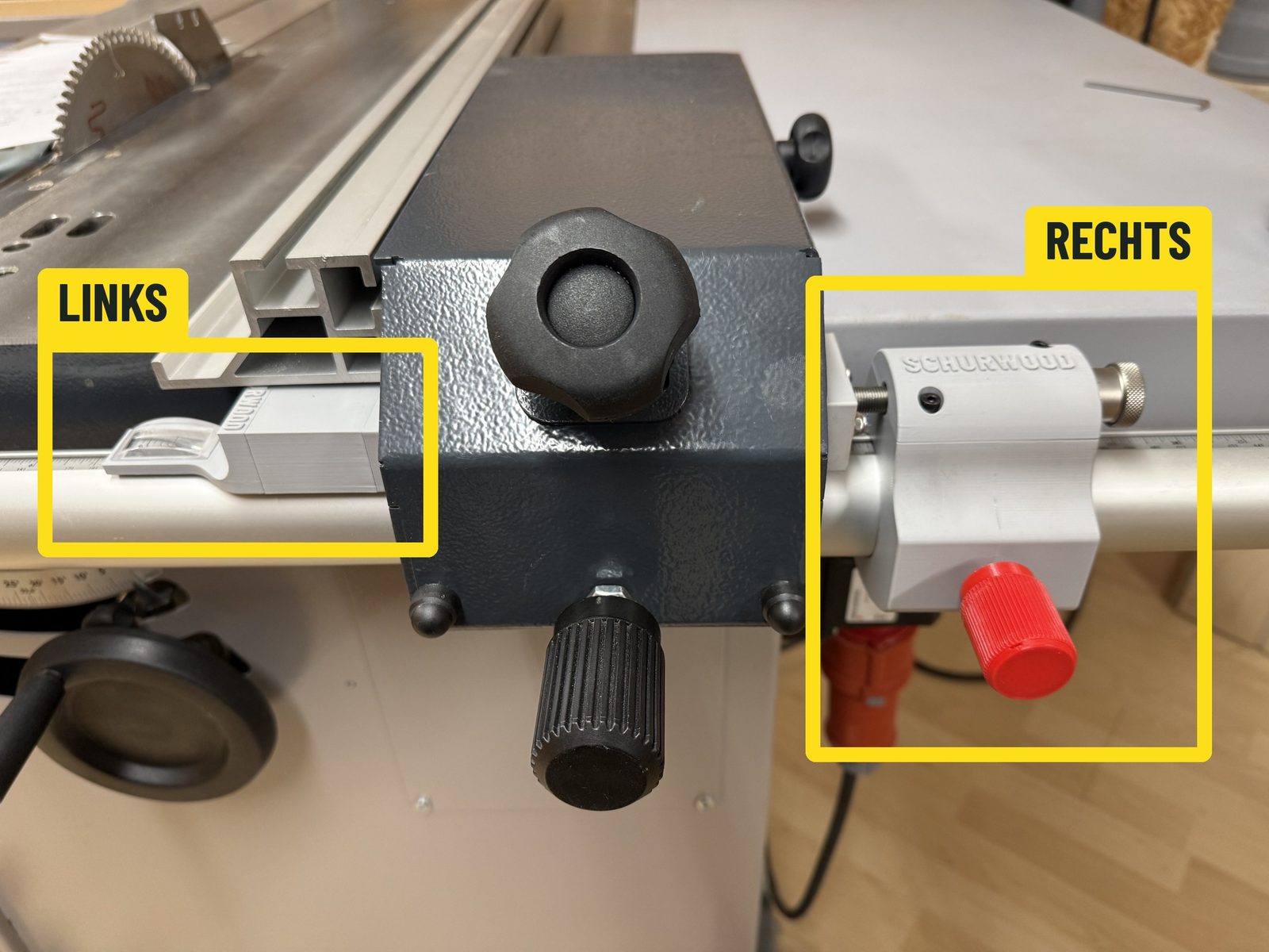 Komplettes Precision Kit am Parallelanschlag